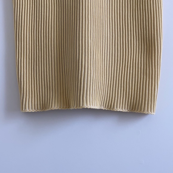 *NWOT* Uniqlo 3D Cotton Ribbed Crew Neck Dress - Picture 10 of 14